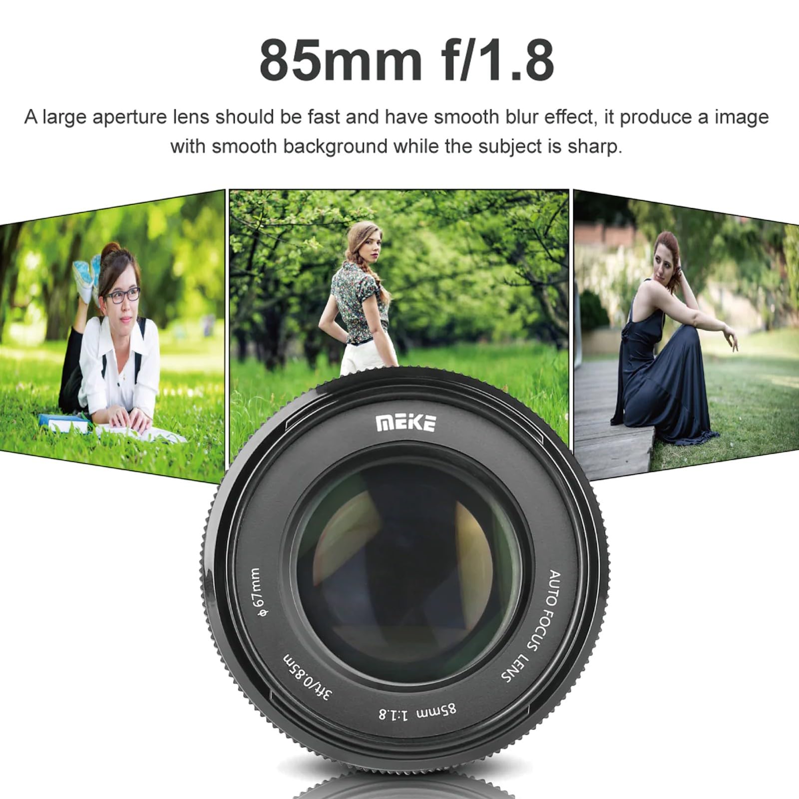 Amazon.co.jp: Meike 85mm F1.8 f/1.8 EFマウント オート